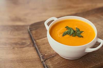 Sopa creme termogênica