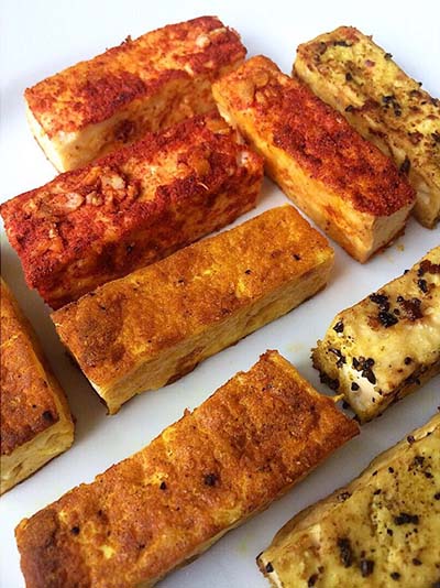 Sticks de tofu