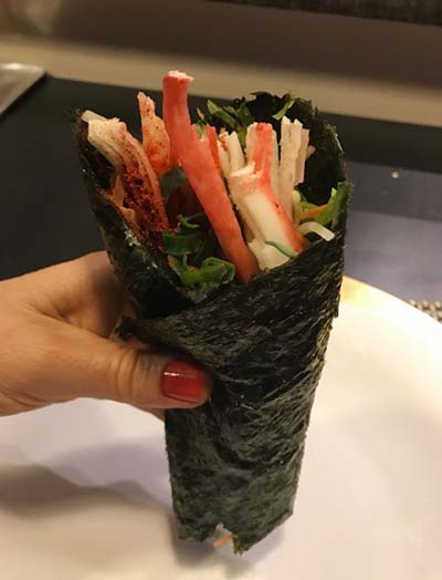Temakis low carb montado