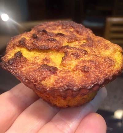 Mini sufles de abóbora