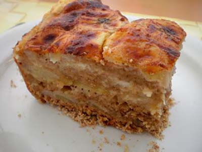 Torta de banana funcional